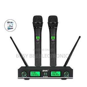 BNK Bk802p — Dual Wireless Microphone System