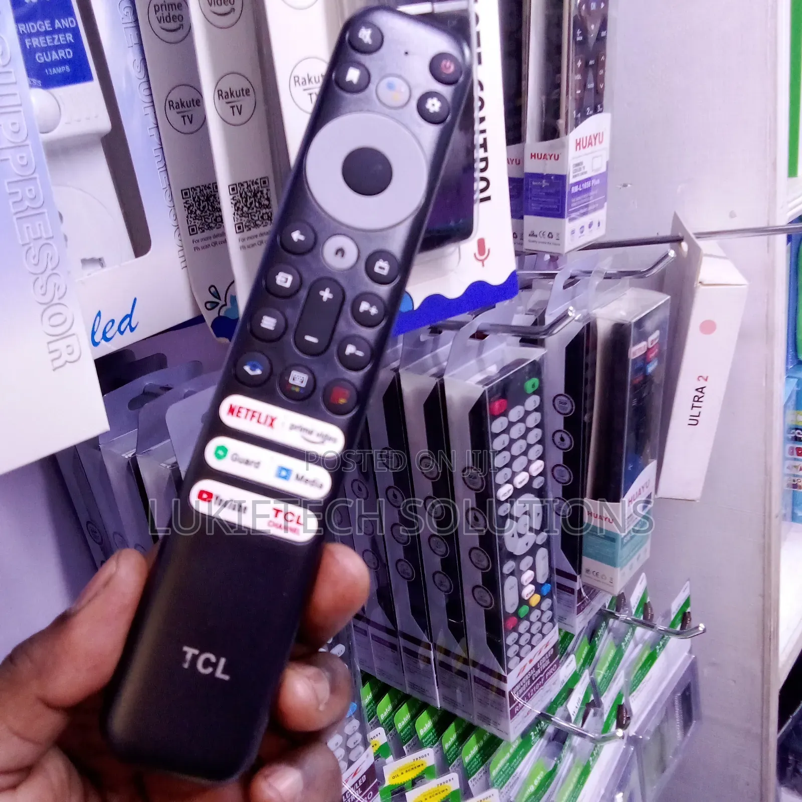 New Tcl Remote Netflix Youtube Media (Voice)