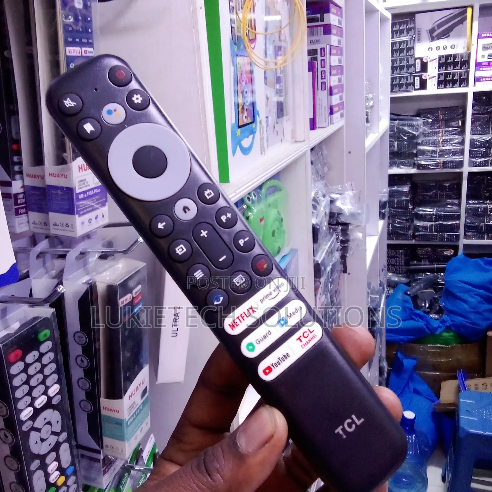 New Tcl Remote Netflix Youtube Media (Voice)