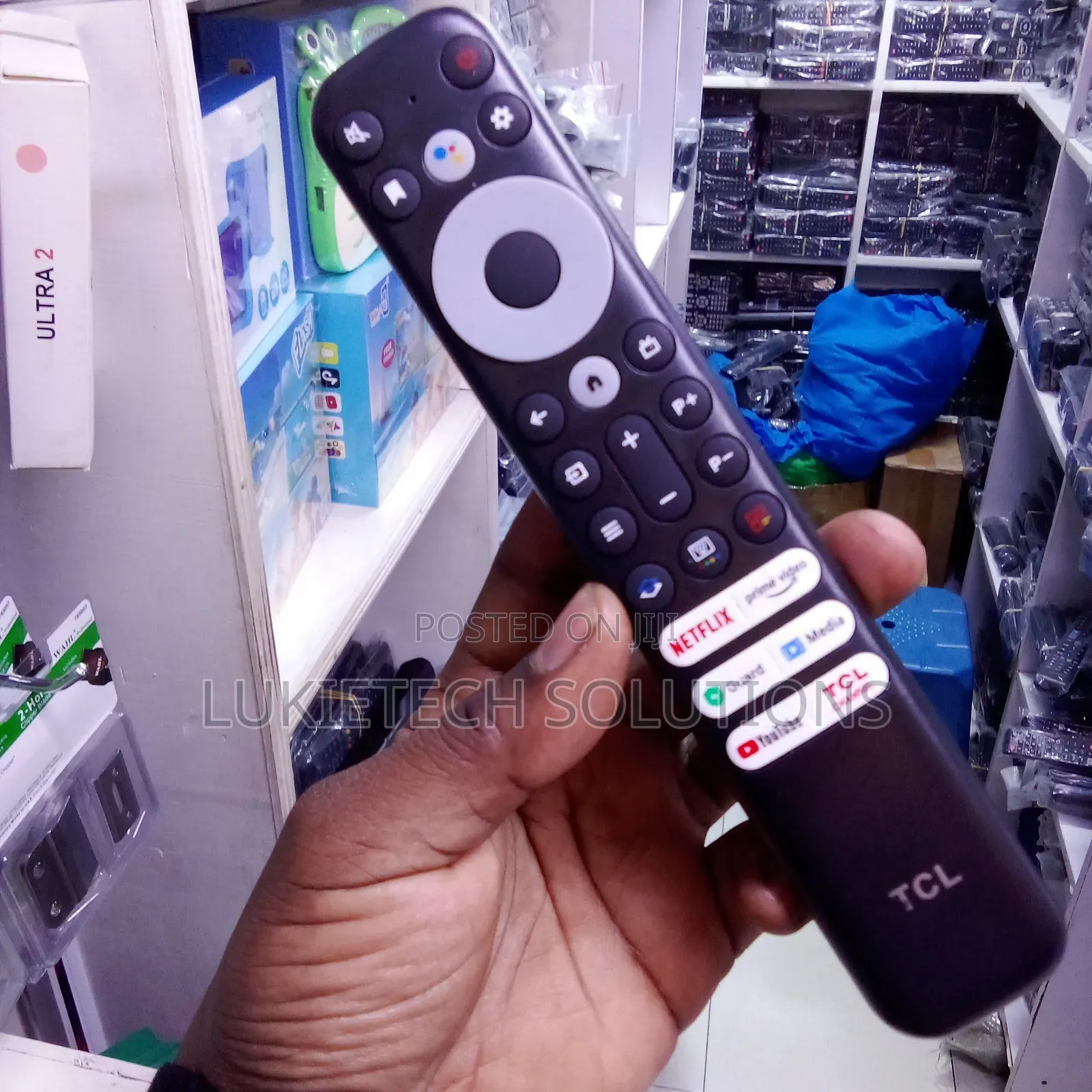 Tcl Remote With Voice Function With All Tcl Tv Functions Available
