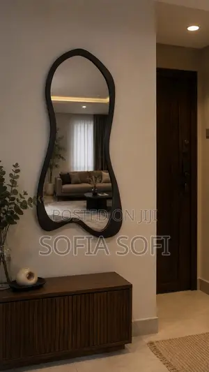 Home /Living Room Curved Mirror