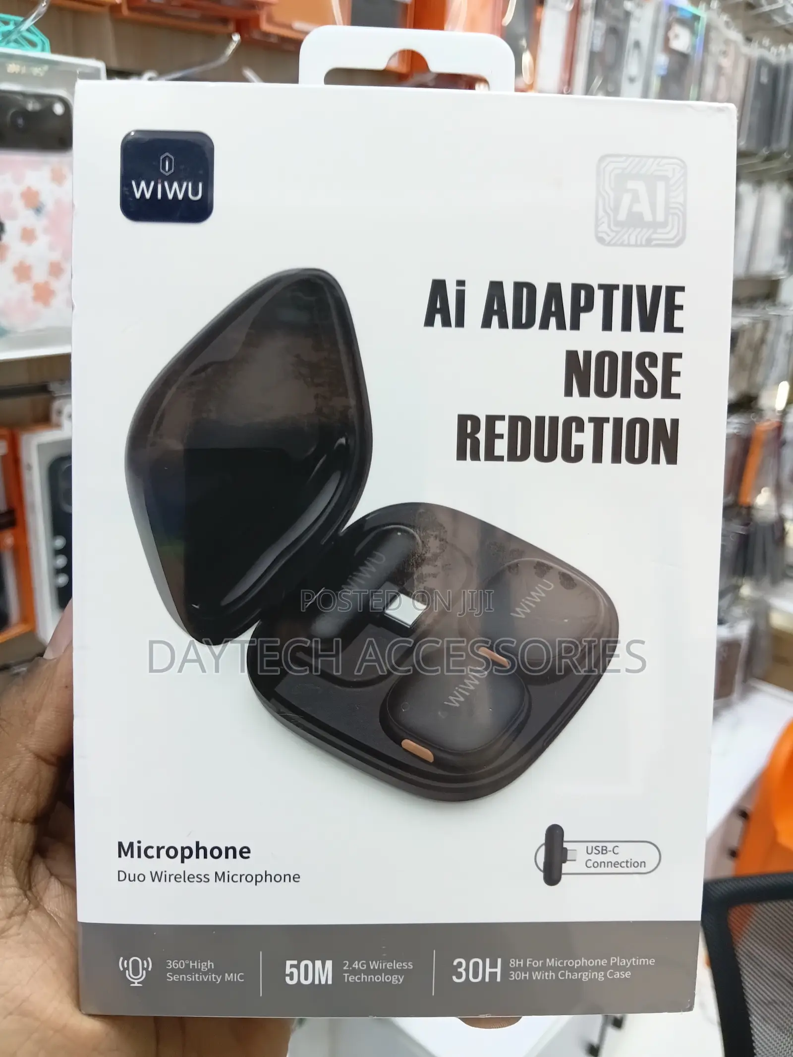 Wiwu Wi-Wm006 Dual Ai Powered Anc Wireless Microphone for Type-C