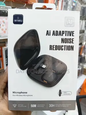 Wiwu Wi-Wm006 Dual Ai Powered Anc Wireless Microphone for Type-C