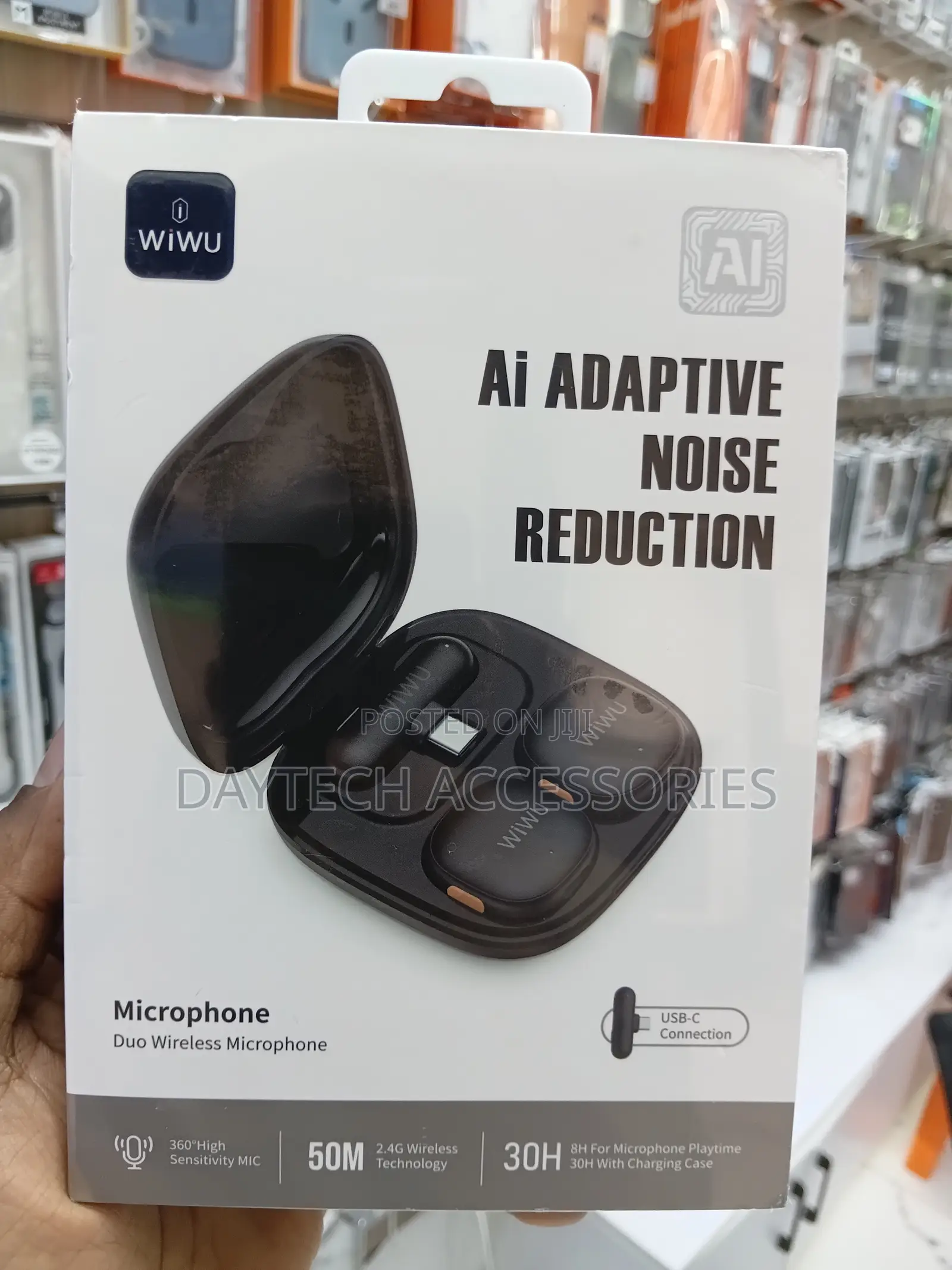 Wiwu Wi-Wm006 Dual Ai Powered Anc Wireless Microphone for Type-C