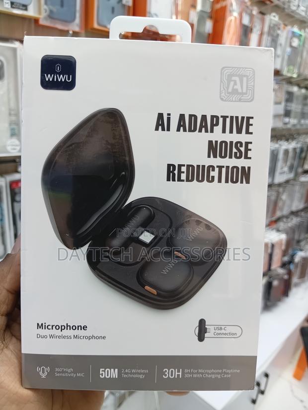 Wiwu Wi-Wm006 Dual Ai Powered Anc Wireless Microphone for Type-C - thumbnail 3