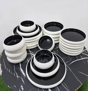Premium Quality Ceramic 24 Pieces Wok Dinner Set