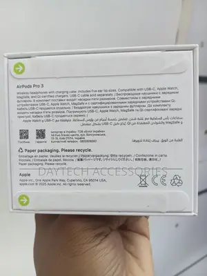 The Apple Airpods Pro 3 Flagship Premium Wireless Earbuds.
