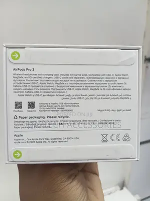 The Apple Airpods Pro 3 Flagship Premium Wireless Earbuds.