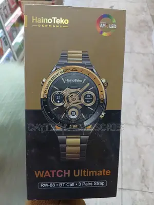 This Hainoteko Watch Ultimate Rw-68 Features an Amoled Display.