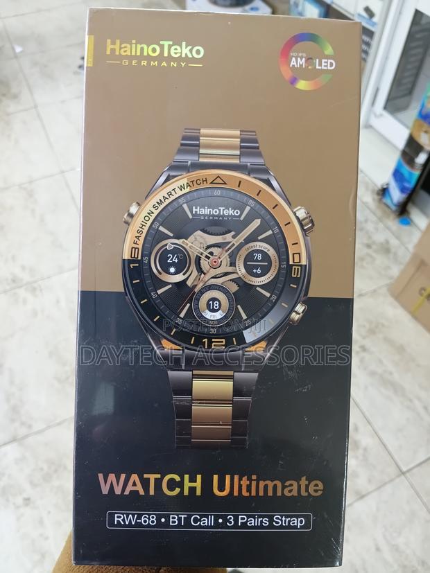Hainoteko Rw-68 Smart Watch With Amoled Display Bluetooth Calling GPS - thumbnail 2