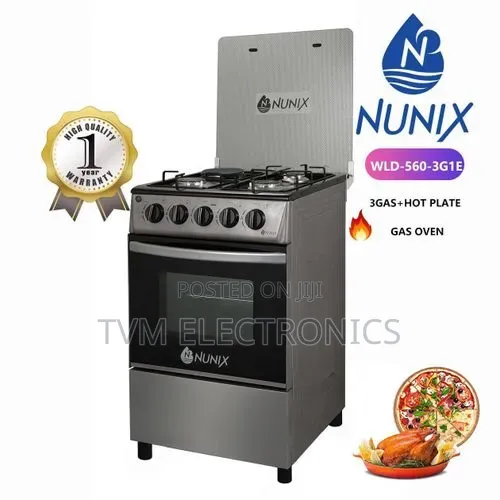 Nunix WLD-560 3~Gas+1~Electric Cooker With Gas Oven