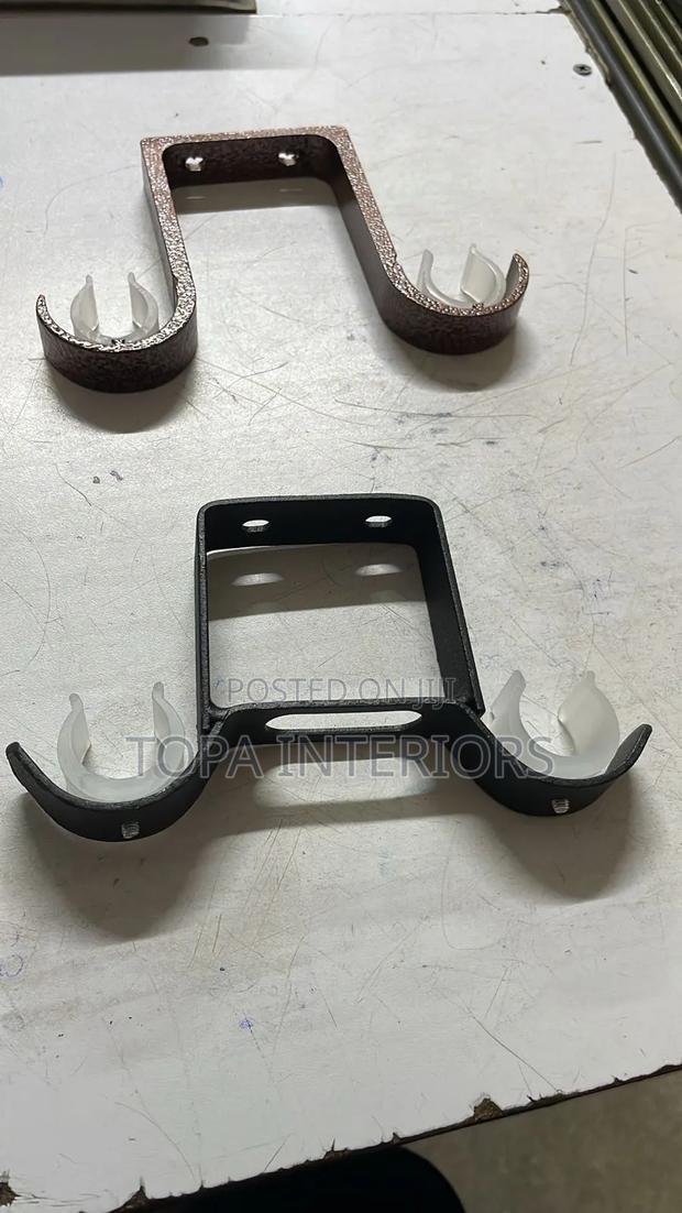 Curtain Pole Accessories U-Shaped Hidden Ceiling Brackets