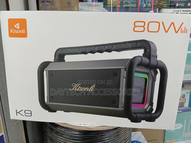 Kisonli 80w Music Speaker - Black - thumbnail 2