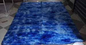 Blue Light Fluffy Area Rug Living Room Fluffy Carpets