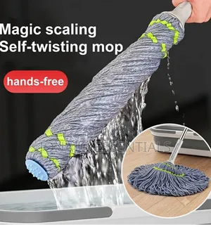 Self Wringing Twist Mop Microfiber Floor Cleaner Stainless Steel