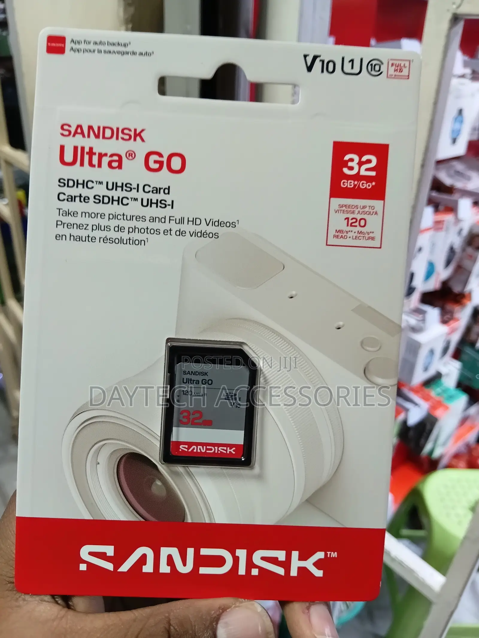 This Is a Sandisk Ultra Go 32gb SDHC Uhs-I Memory Card