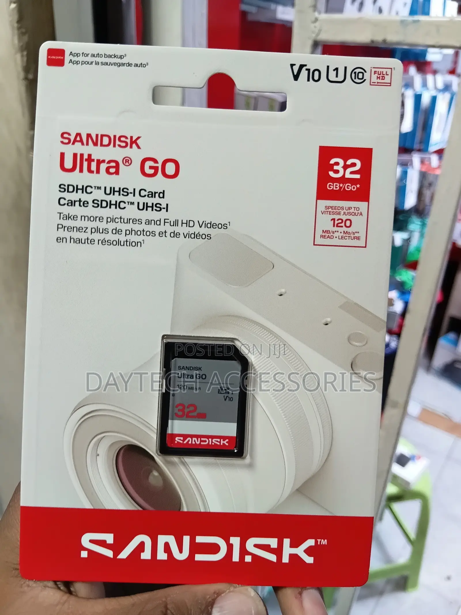 This Is a Sandisk Ultra Go 32gb SDHC Uhs-I Memory Card