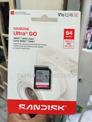 This Is a 64gb Sandisk Ultra Go SDXC Uhs-I Memory Card.