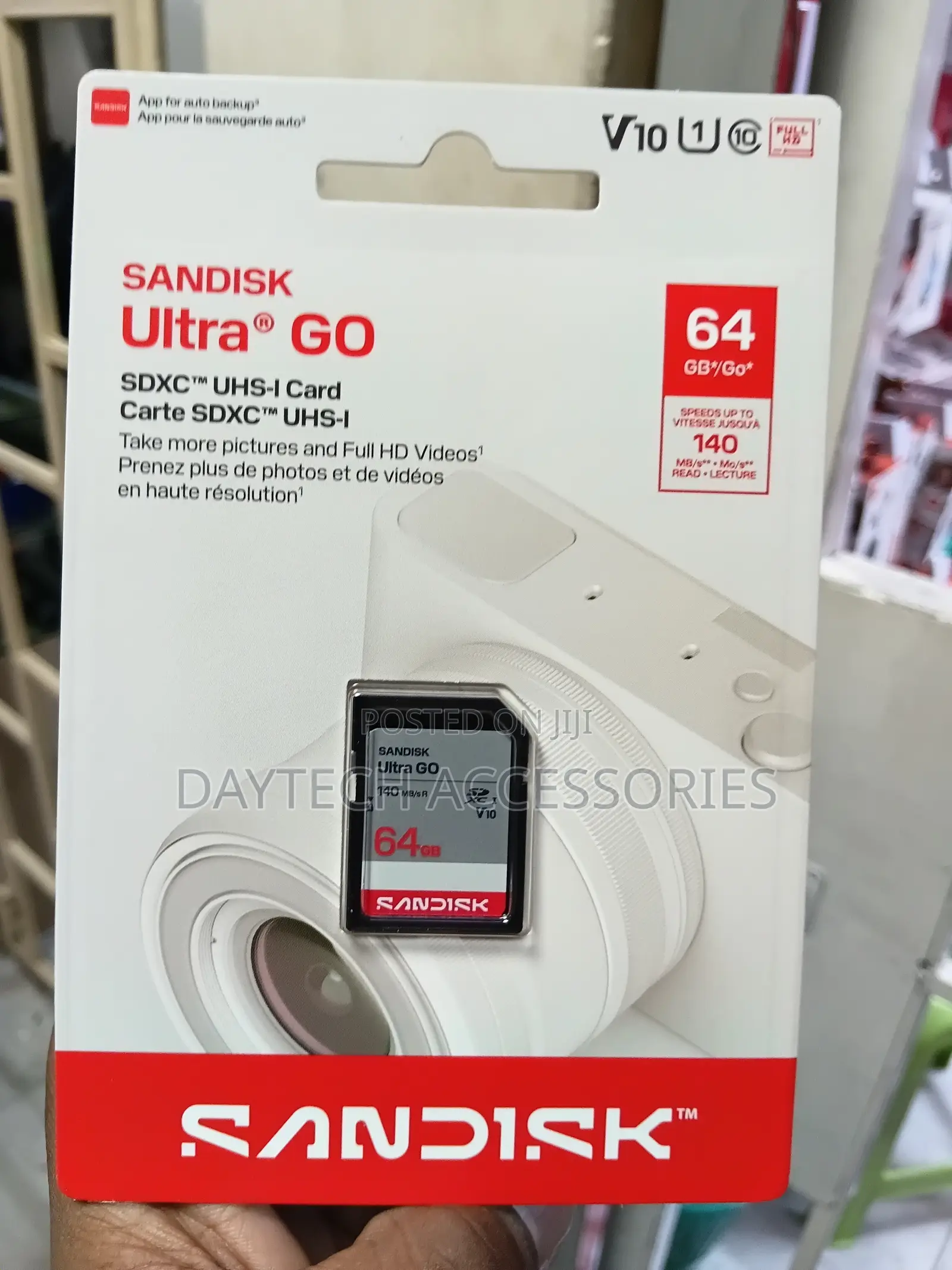 Sandisk Ultra Go SDHC and SDXC Uhs-I Card - 64gb