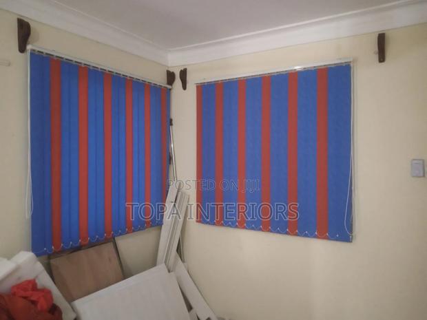Mixed Colour Office Curtains Supply and Installation
