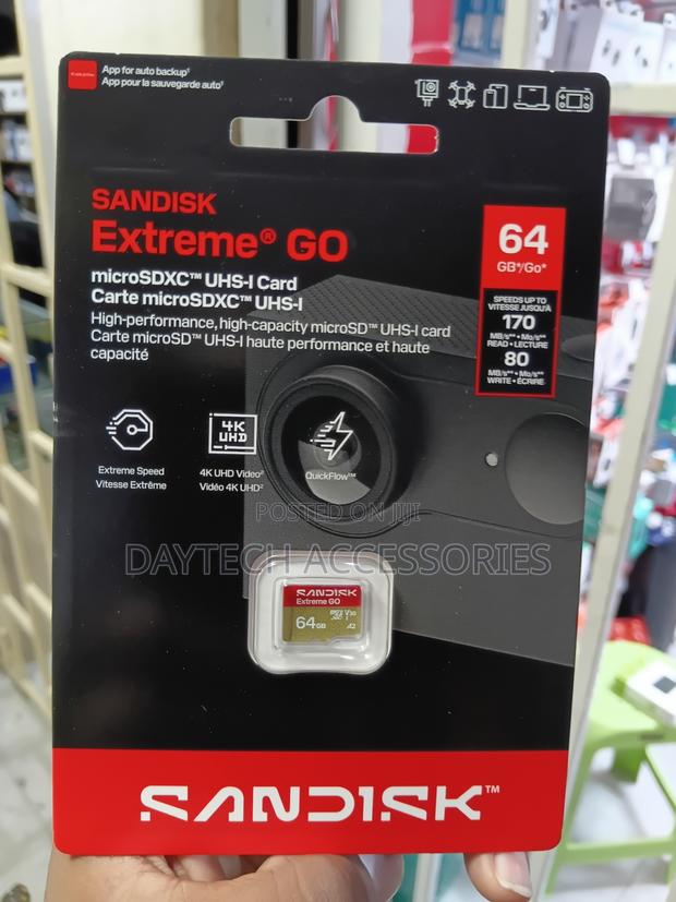 Sandisk Extreme Go 64gb Microsdxc Card. - thumbnail 2