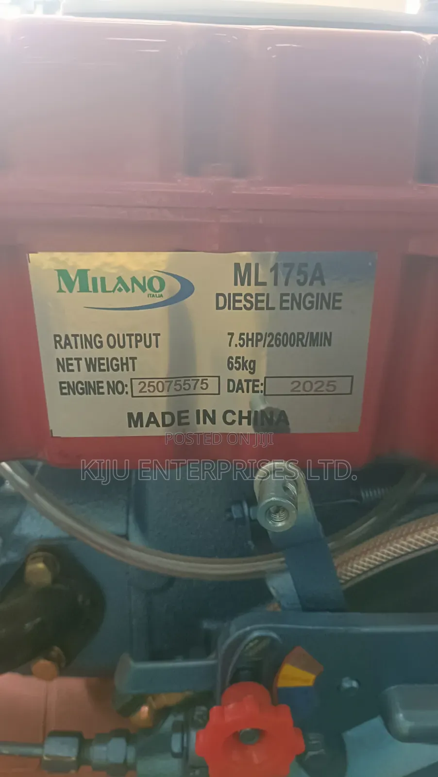 Milano Ml175a 7.5hp Diesel Engine