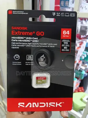 64gb Sandisk Extreme Go Microsdxc Uhs-I V30 A2 170mb/S