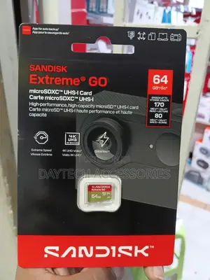 64gb Sandisk Extreme Go Microsdxc Uhs-I V30 A2 170mb/S