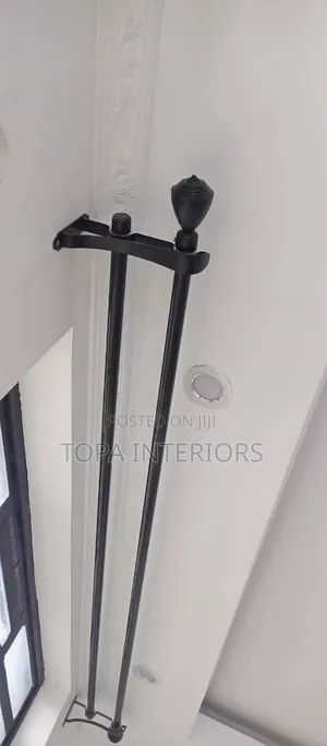 Strong Jua Kali Curtain Rods for Window Decoration