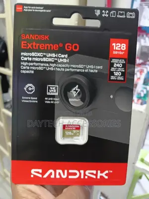Sandisk Extreme Go Microsdxc Uhs-I Card With 128gb Capacity.