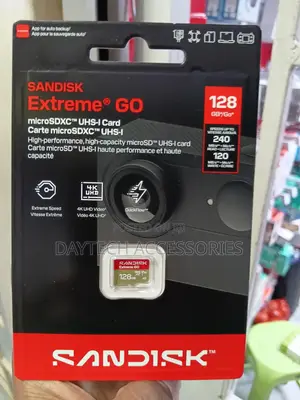 Sandisk Extreme Go 128g Microsdxc U3 A2 Uhs-I V30 Memory Card.