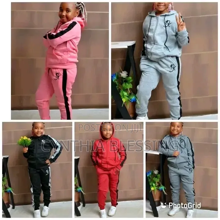 Warm Tracksuits for Kids in Various Colors
