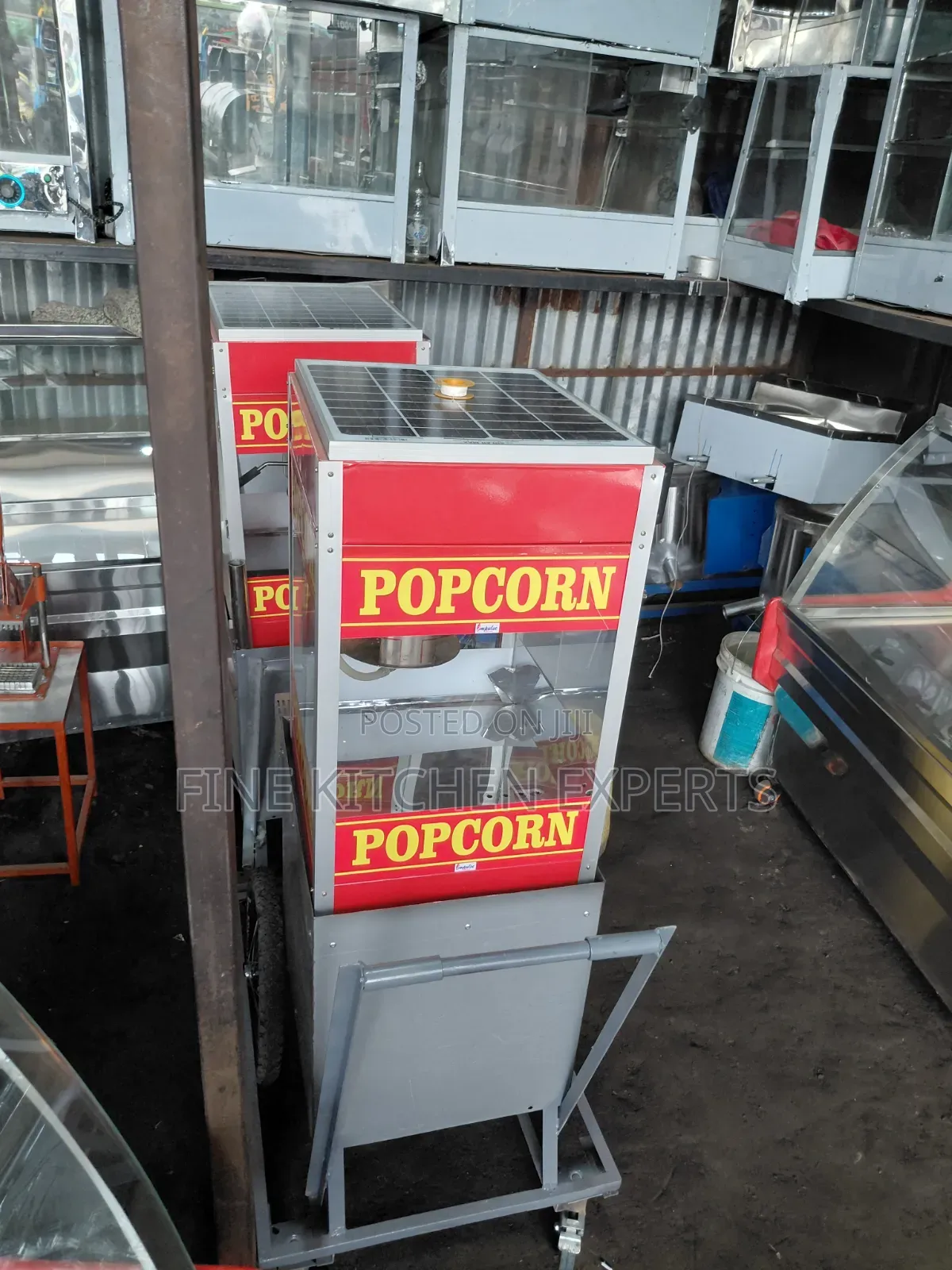Latest Solar Popcorn Machine.