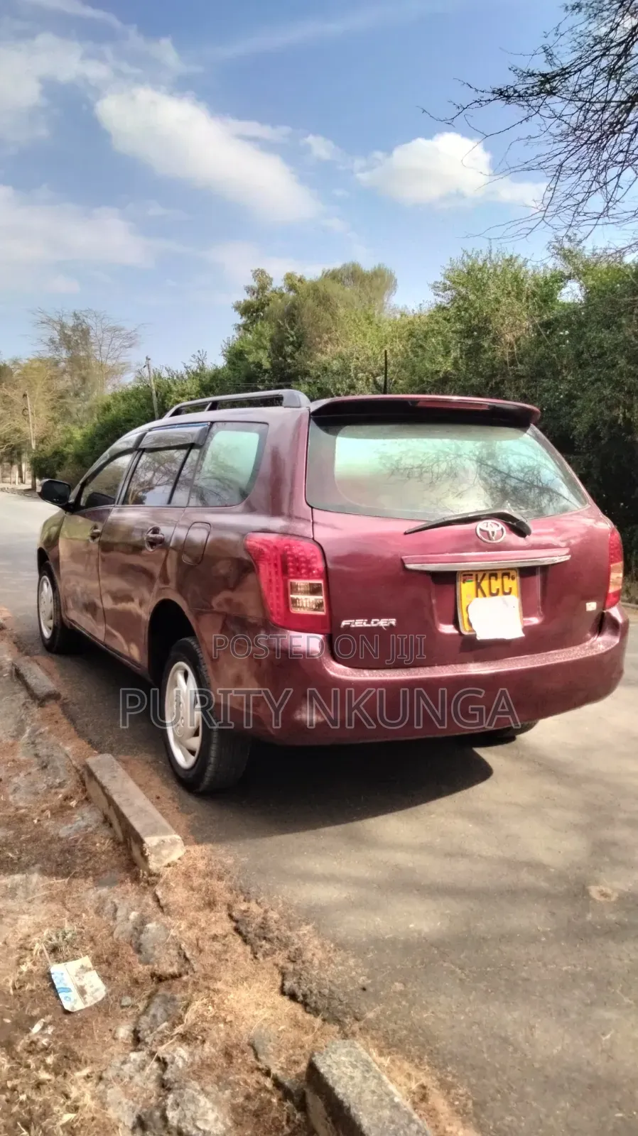 Toyota Corolla Fielder 2008 Maroon