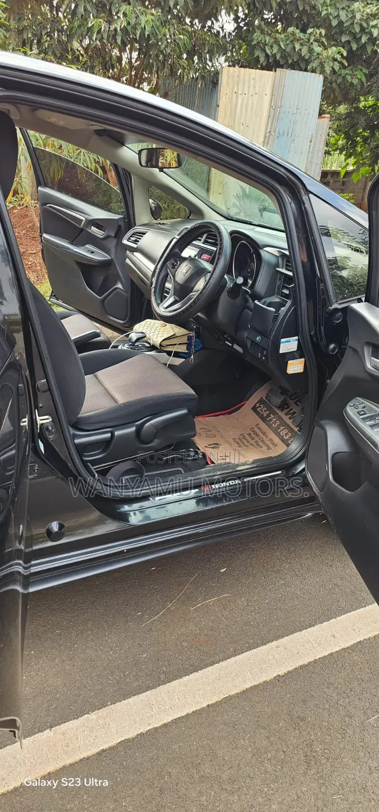 Honda Fit 2016 Black