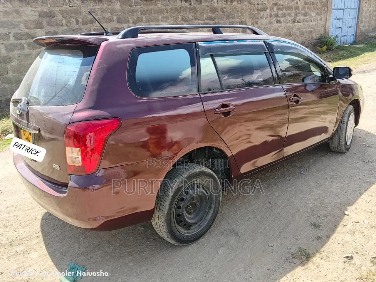 Toyota Corolla Fielder 2008 Maroon