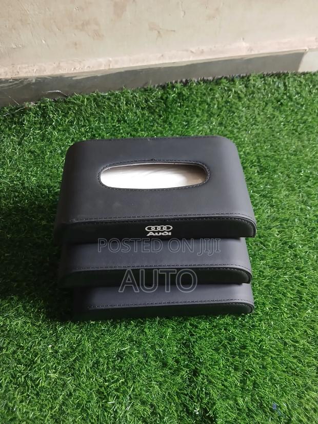 Audi Car Tissue Holder | Premium Interior Tissue Box - thumbnail 2