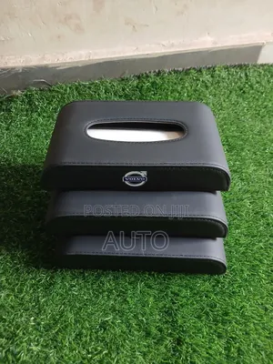Volvo Car Tissue Holder | Premium Tissue Box Organizer