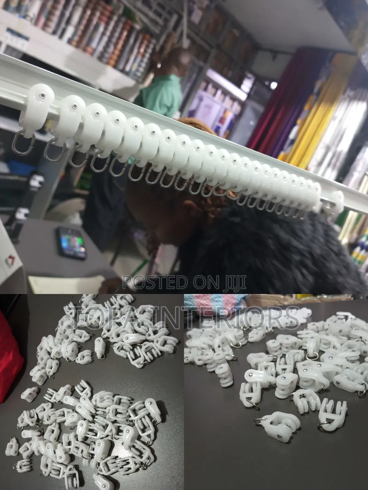 Silent Plastic Curtain Runners for Curtain Rails
