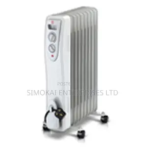 Oil Radiator 2000w With 9 Fins, Automatic KSD Thermostat