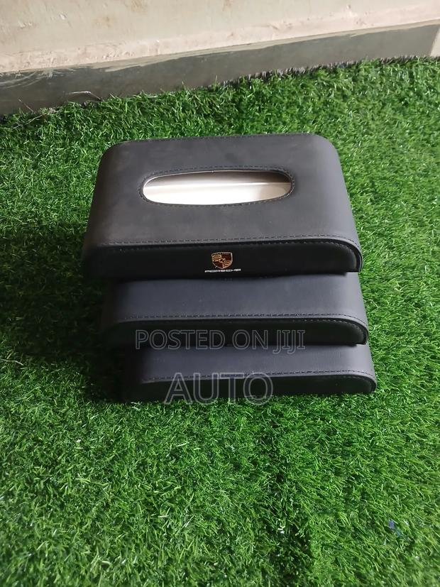 Premium Porsche Car Tissue Holder – Universal Interior Tissue Box
