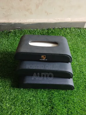 Premium Porsche Car Tissue Holder – Universal Interior Tissue Box
