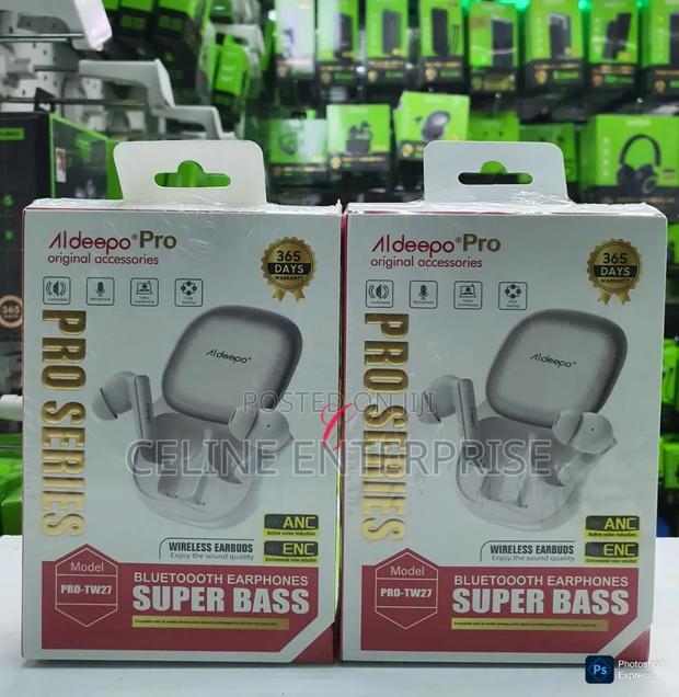 Aldeepo Pro-Tw27 Anc Super Bass TWS Bluetooth Earbuds