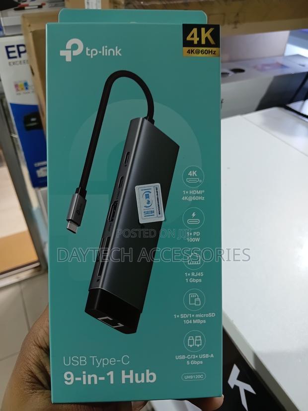 This Is a Tp-Link Uh9120c 9-in-1 Usb Type-C Hub. - thumbnail 3