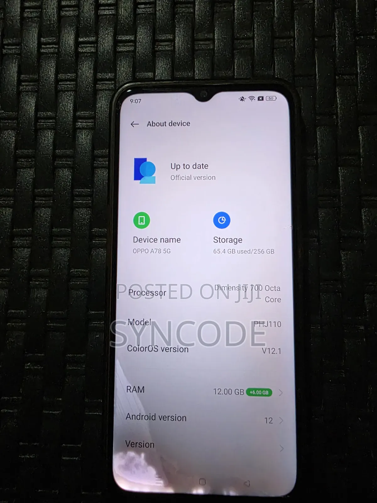 Oppo A78 5G 256 GB Blue