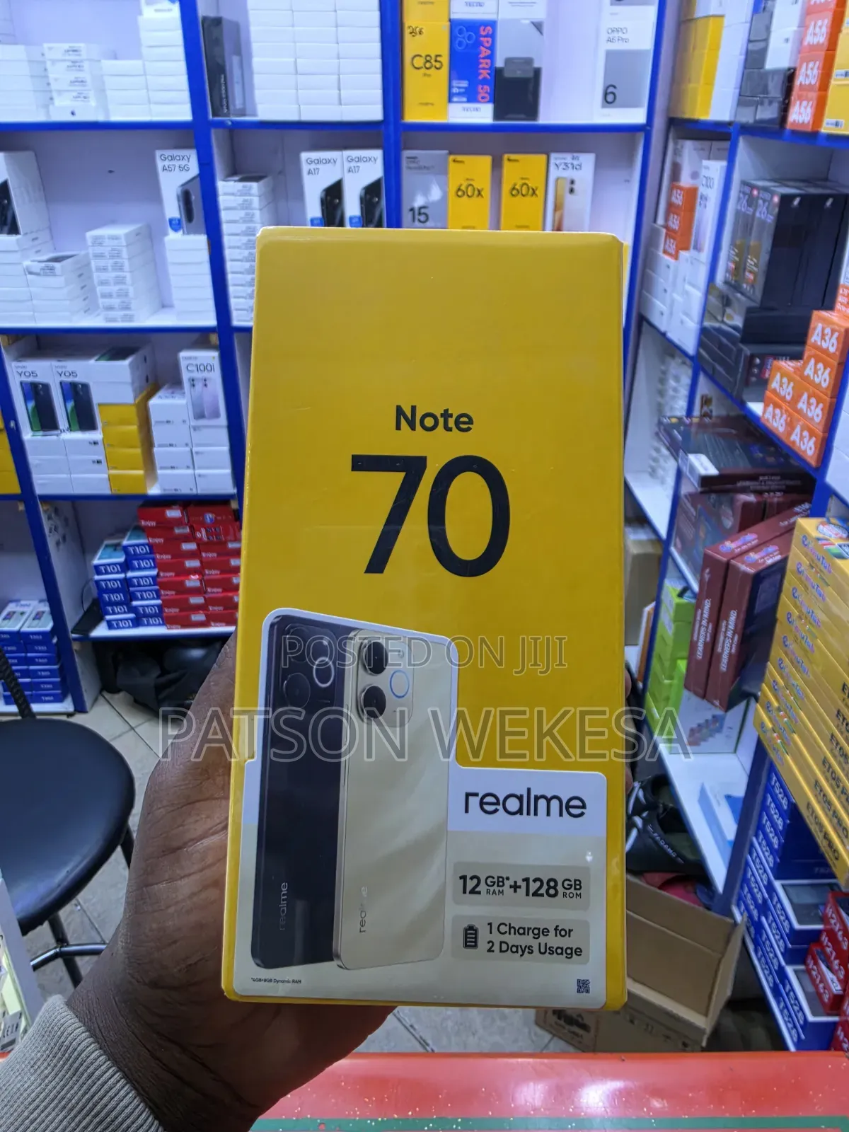 New Realme Note 70T 128 GB Black