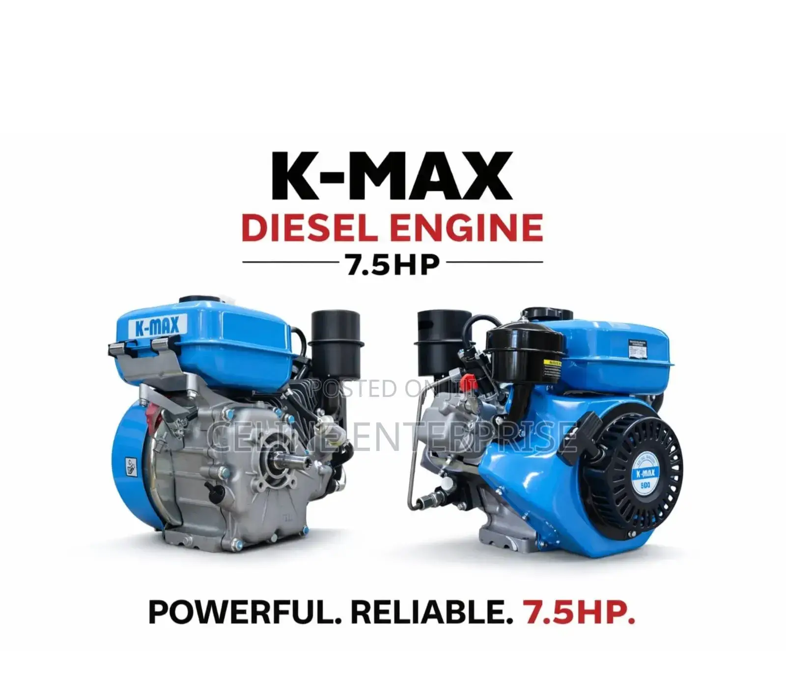 K Max 7.5hp Powerful Diesel Engine