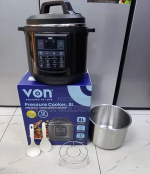 Von Pressure Cooker – 8l With Stainless Steel Pot Anmak