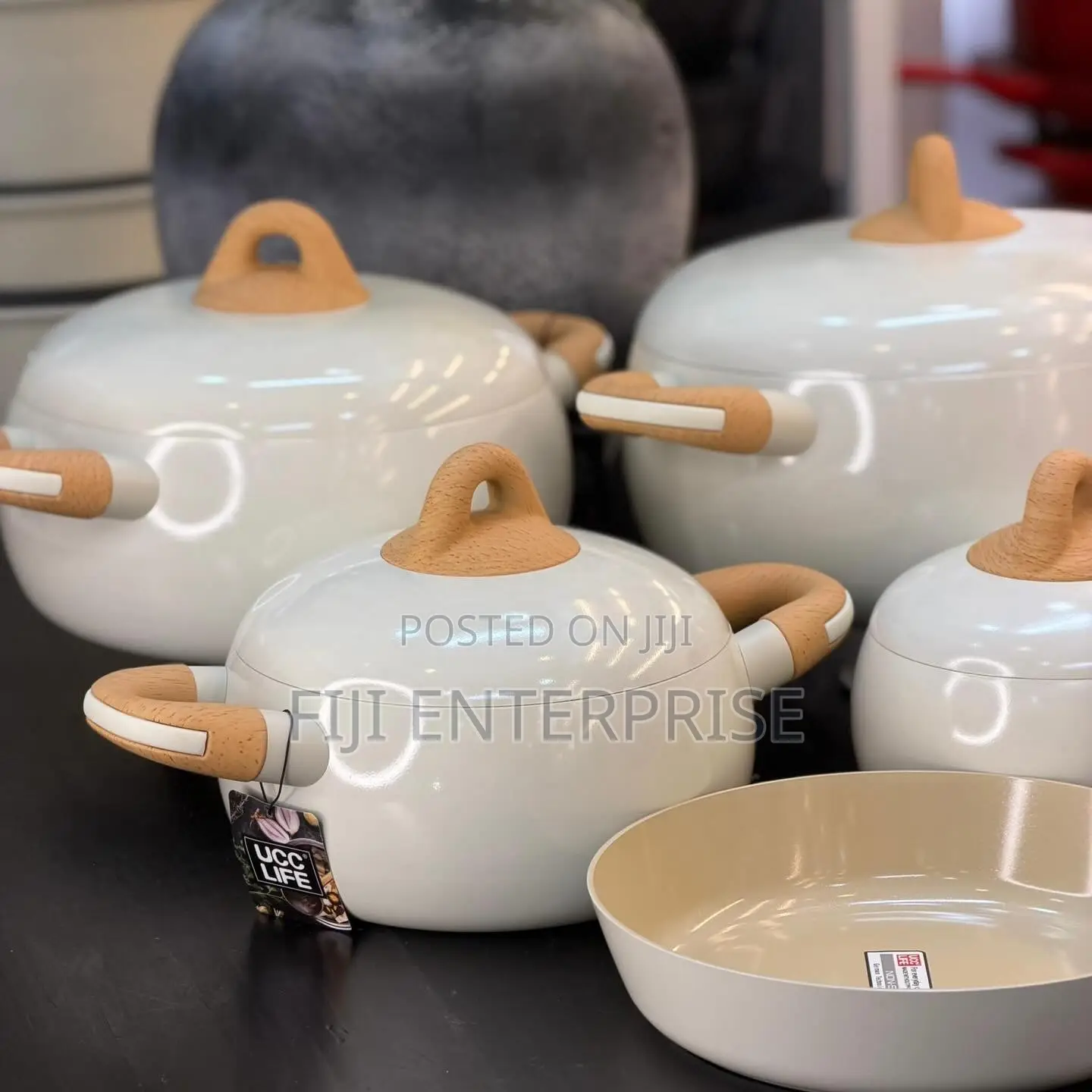 9-Piece Forged Aluminium Ceramic Coated Cookware Set – Pfoa Free