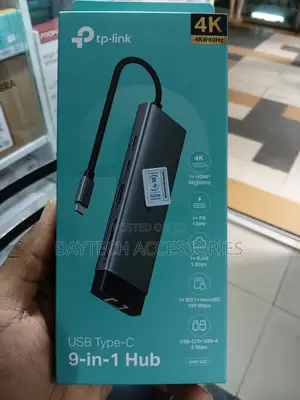 Tp-Link Uh9120c Usb Type-C 9-in-1 Hub With at 60hz Hdmi 100w Pd